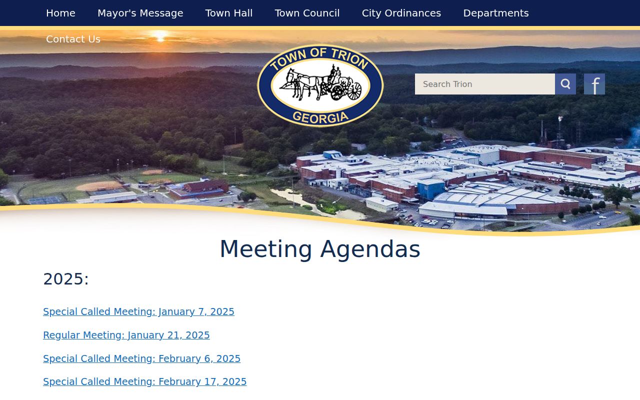 Trion meeting agendas for criminal records policy research